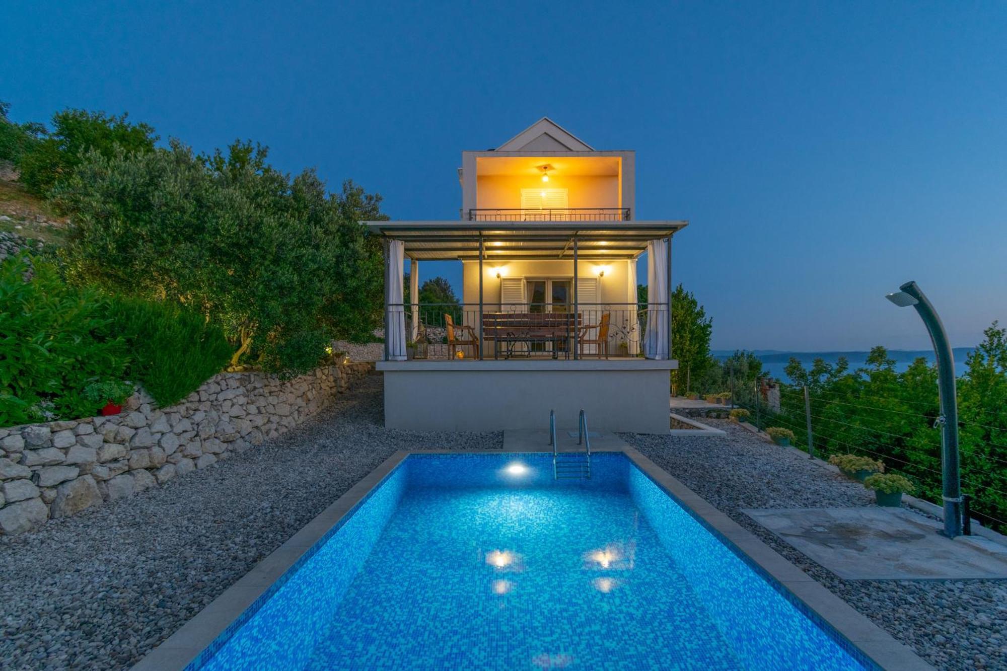 Villa With Sea View بودغورا المظهر الخارجي الصورة